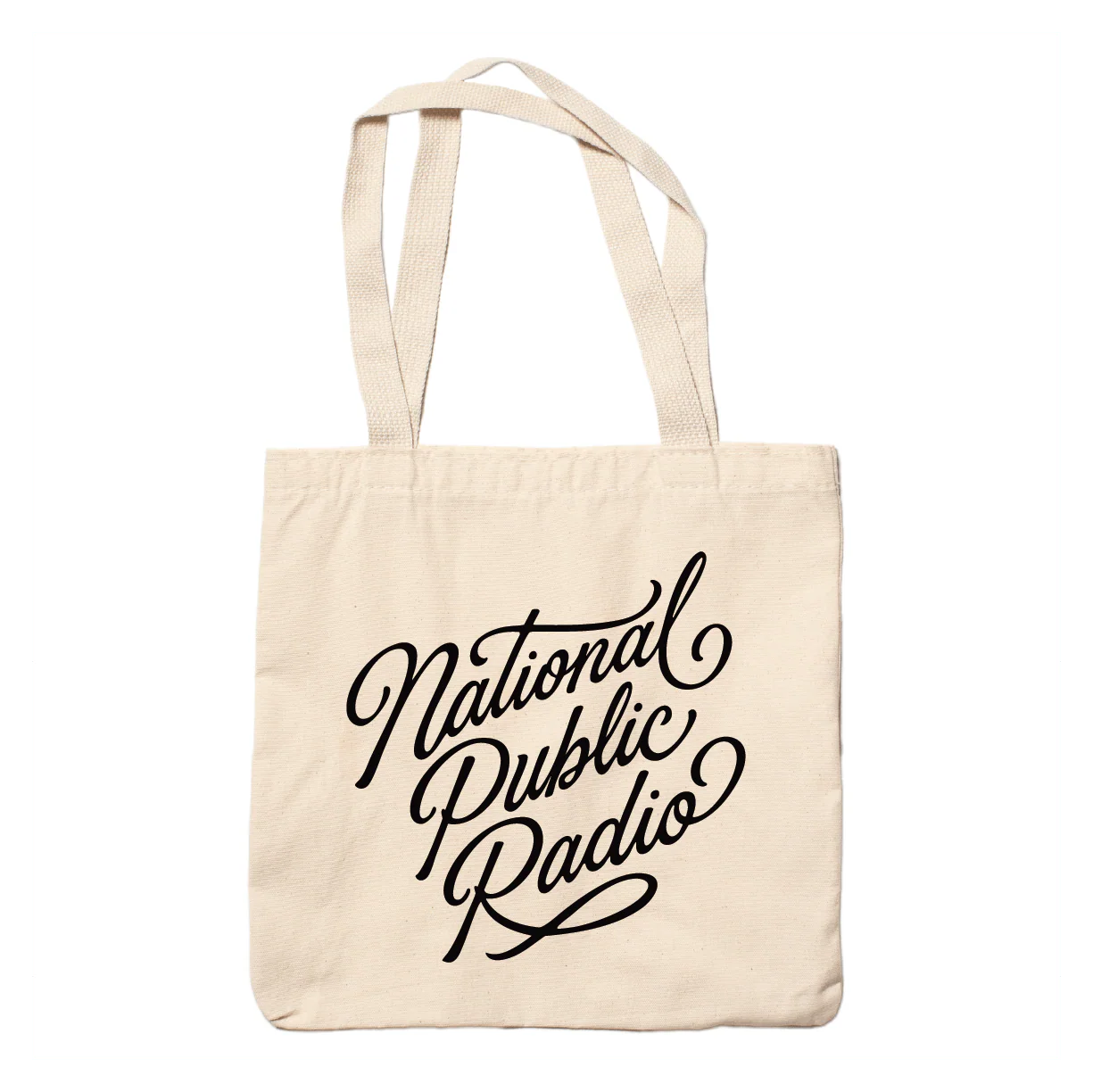 National Public Radio Script 2-Sided Tote Bag