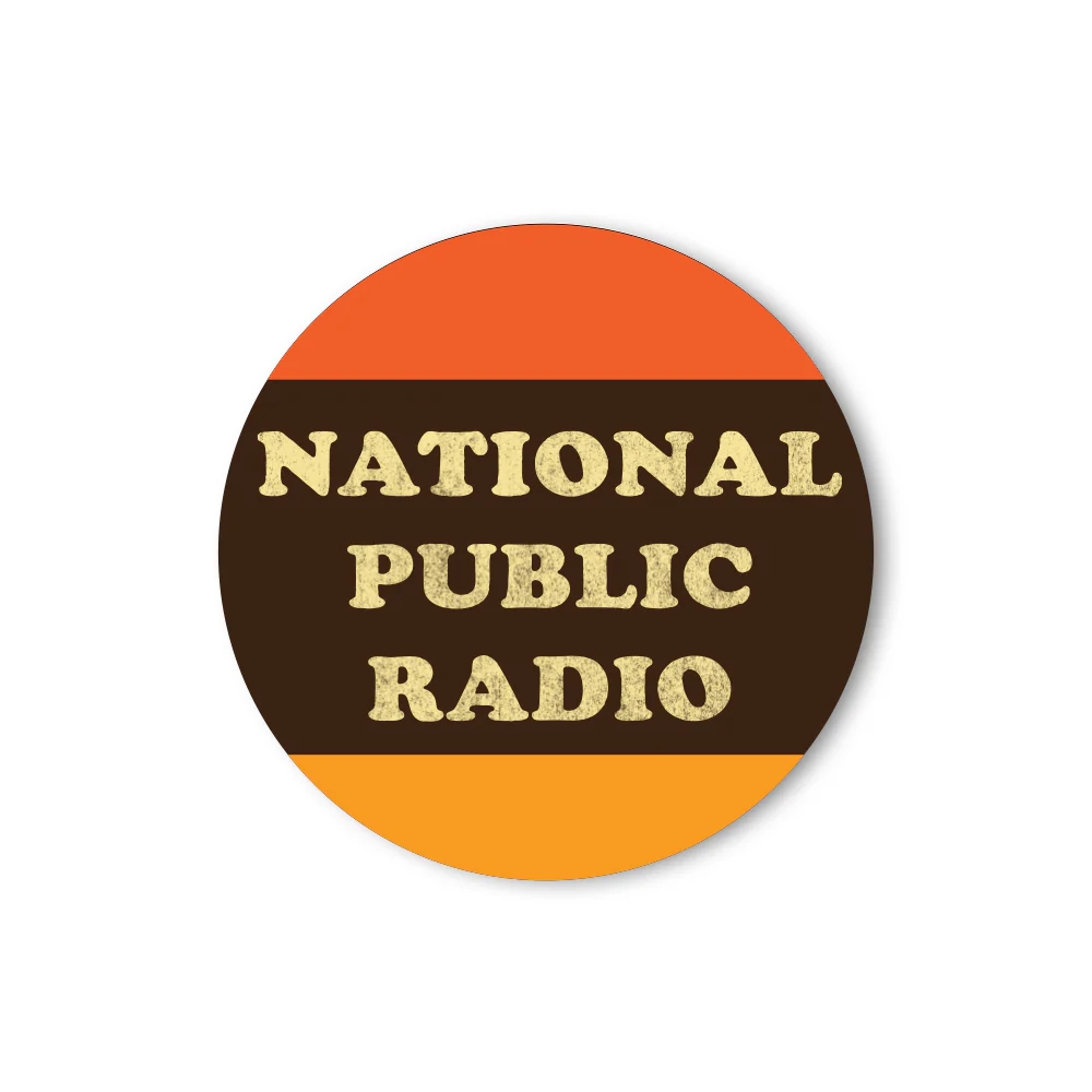 NPR Cooper Orange Sticker