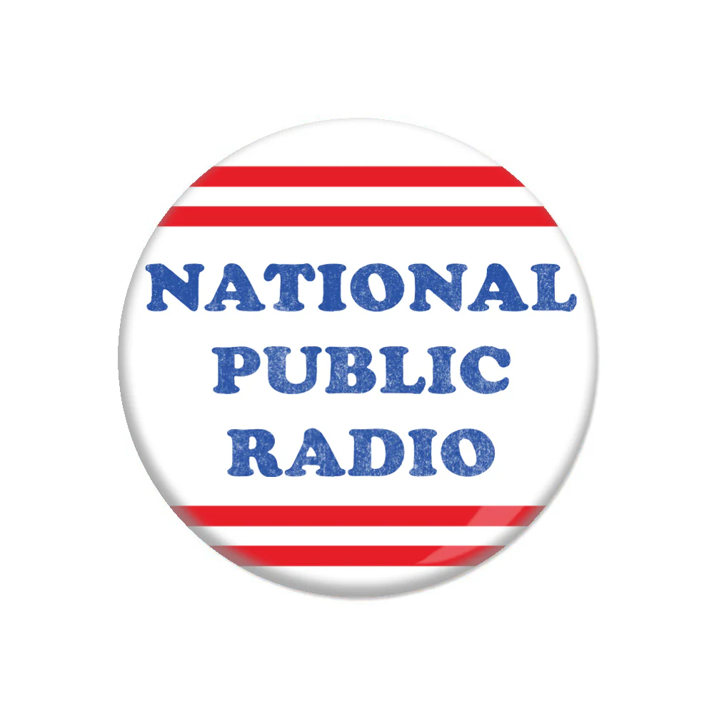 NPR Cooper Stripes Button