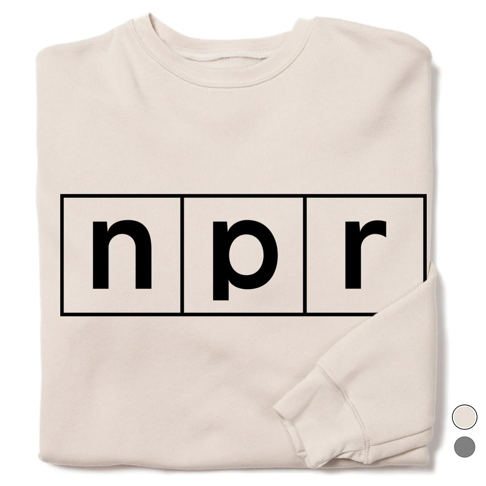 NPR Logo Crewneck Sweatshirt