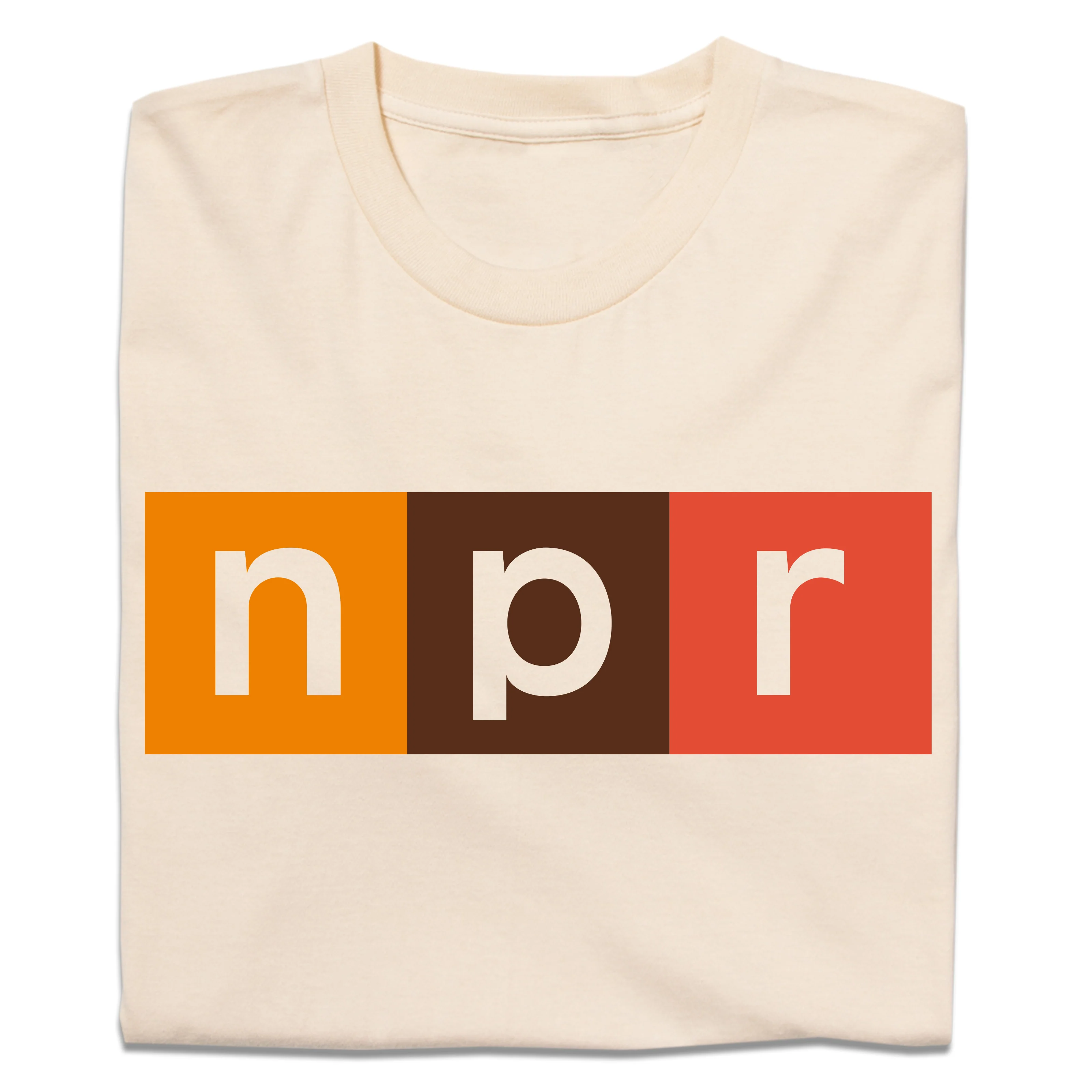 NPR Modern Logo 70s Colors Logo Tee - Image 3