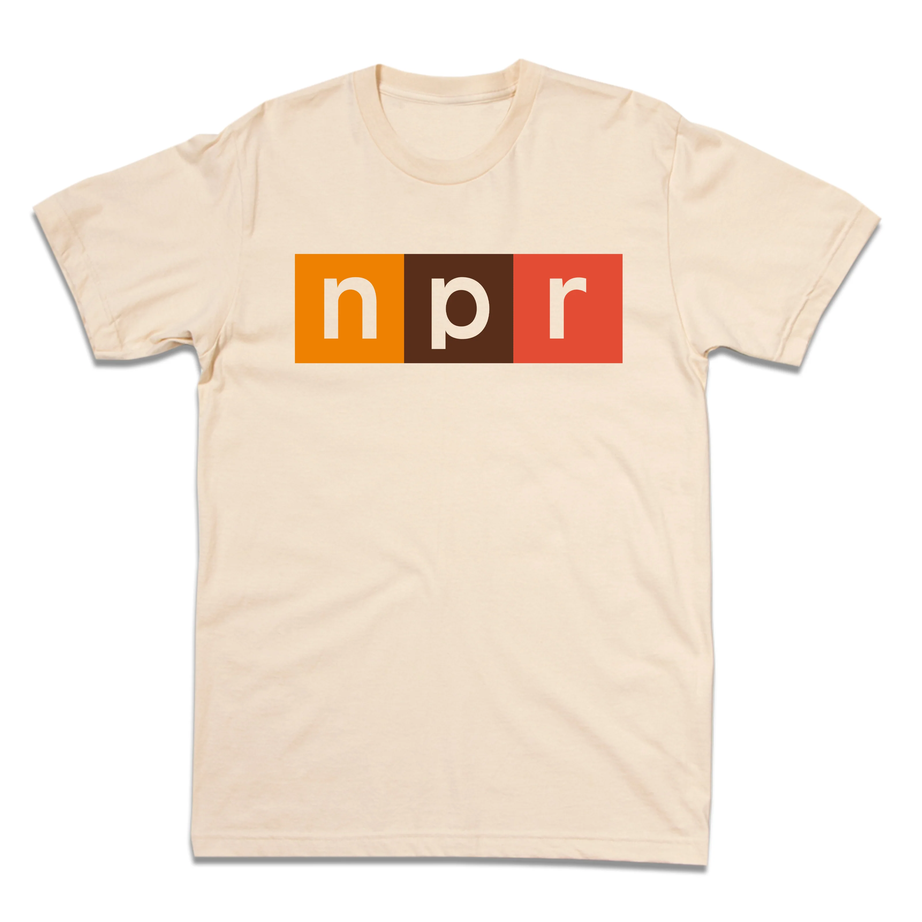 NPR Modern Logo 70s Colors Logo Tee - Image 6