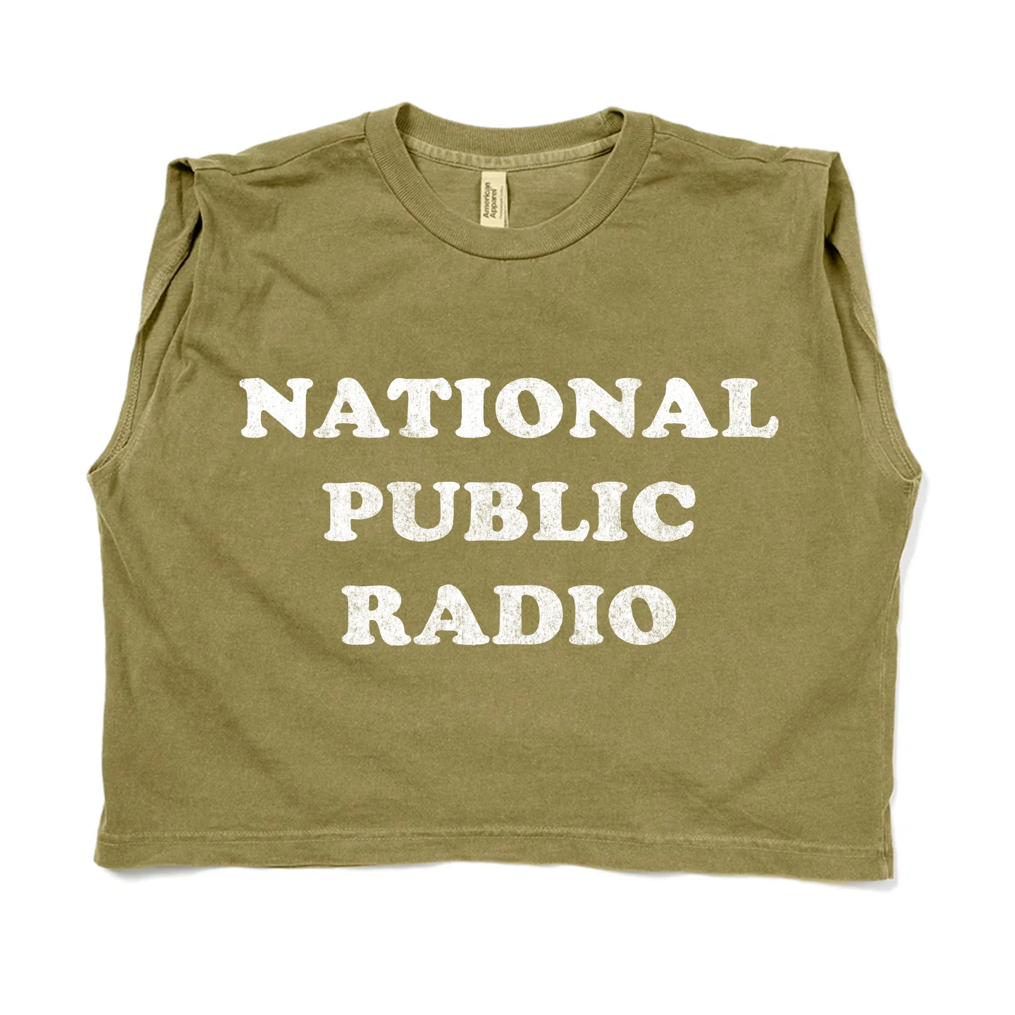 NPR Retro 70s Cooper Muscle Crop Women's Tee - Image 2