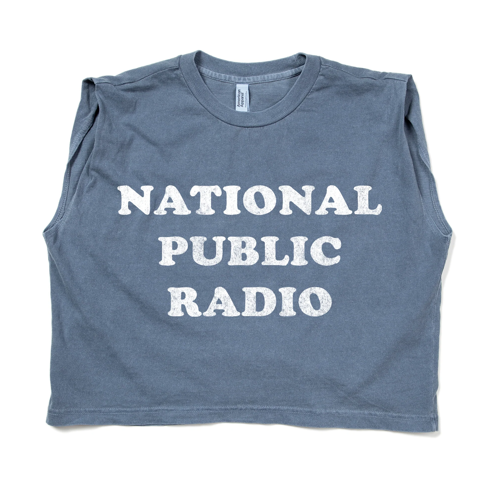 NPR Retro 70s Cooper Muscle Crop Women's Tee - Image 3