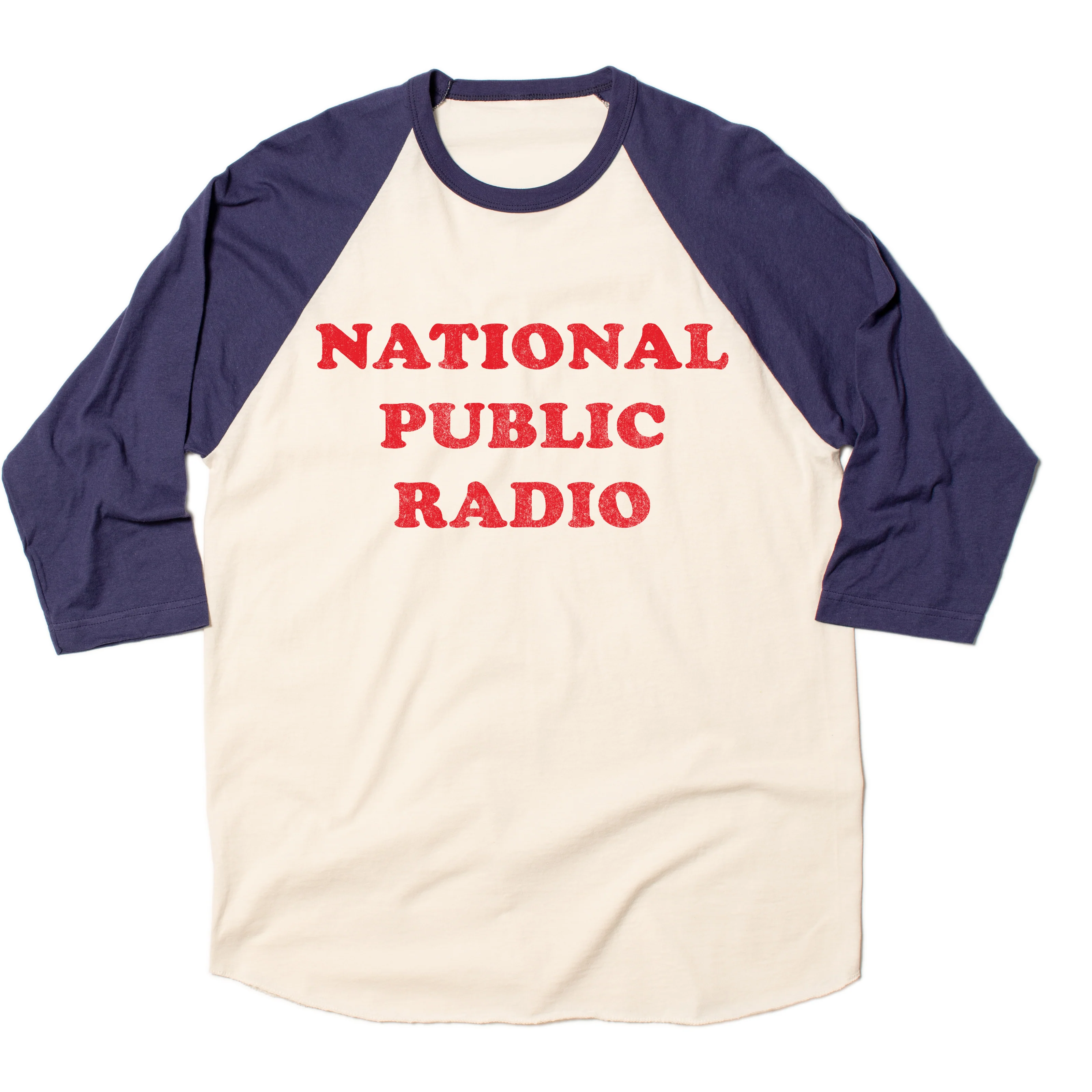 NPR Retro 70s Cooper Raglan Tee - Image 2